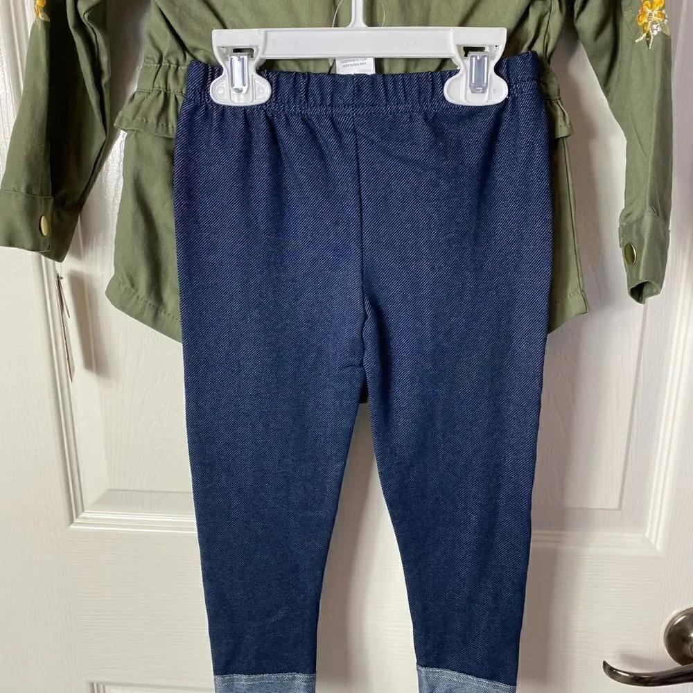 LITTLE LASS Girls Size 4 Pants Set - 3 Piece - Picture 6 of 8